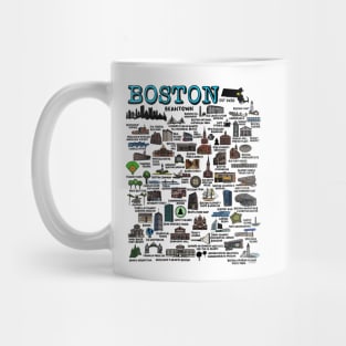 Boston Map Mug